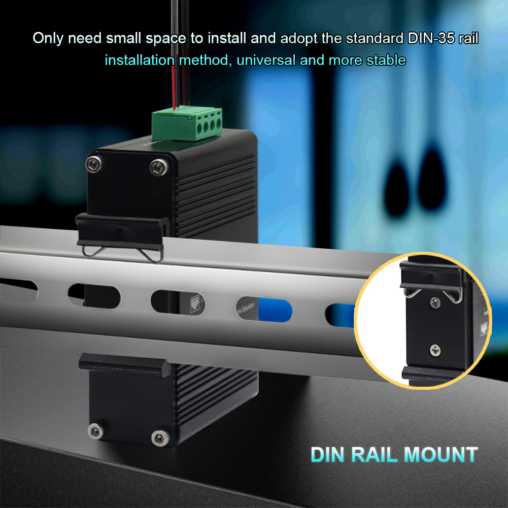 17 - Industrial Ethernet Switch Din Rail PoE Solutions
