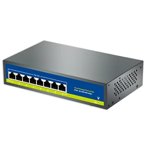 8-port Full Gigabit Light Managed PoE Switch with Web/Cloud Management APP