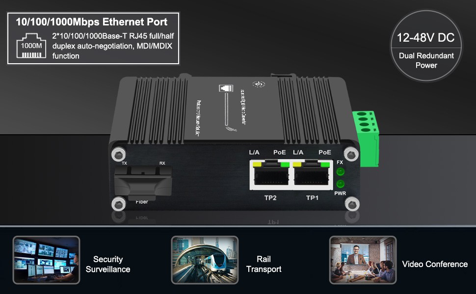 Photobank - Industrial Ethernet Switch Din Rail PoE Solutions