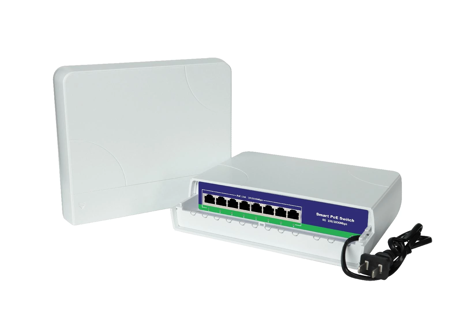 Active 8 Port Full Gigabit Waterproof PoE Switch